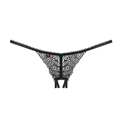Imagen de Lencería Panties traviesos con abertura l/xl de Obsessive color negro