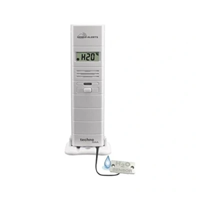 Imagen de Mobile Alert MA 10350 3 in 1 termo higrosensor en water detector een, alarm via stoot boodskap data oordrag na jou smartphone, wit