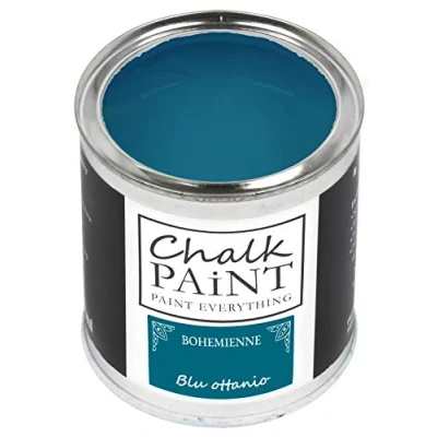 Imagen de Chalk Paint Everything® Pintura tiza Blu Ottanio vuelva a dar color fácilmente todo tipo de material sin lijar (250 ml)
