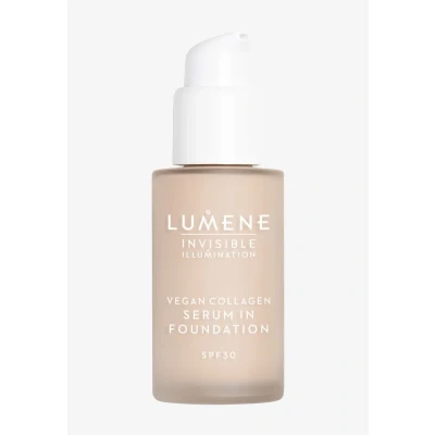 Imagen de Lumene Invisible Illumination Vegan Collagen Serum IN Foundation SPF31 Base de maquillaje, Mujer, Talla: 30 ml, 0.5