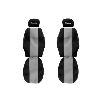 Imagen de F CORE ContiClassic PS02 GRAY Cubreasiento gris Estampado textil delante