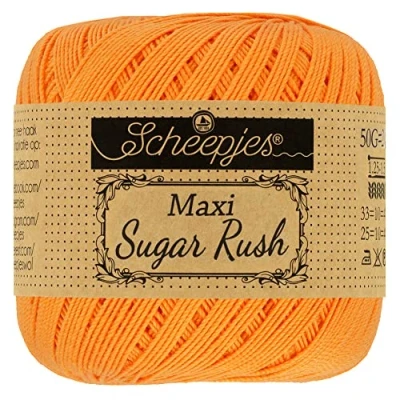 Imagen de Scheepjes 411 Dulce Naranja Maxi Sugar Rush Hilo 1x50g