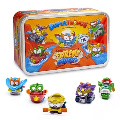 Imagen de Superthings Tin Extreme Riders, 5 exclusivos con efecto metalizado