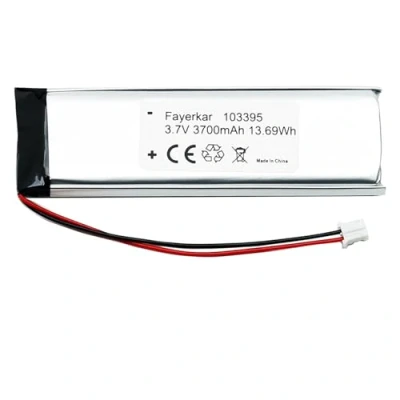 Imagen de Fayerkar batería de polímero litio recargable 3.7 V 3700 mAh 103395 con conector JST. Antes comprar, asegúrese que la polaridad del dispositivo coincida