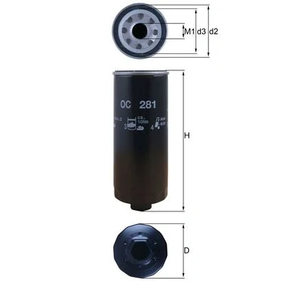 Imagen de Knecht OC 281 filtro de aceite