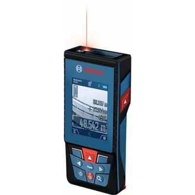 Imagen de Bosch Professional Medidor Láser GLM 100 25 C (cámara integrada, alcance: hasta m, robusto, IP54, +/ 1,5 mm, 3 pilas AA, correa de sujeción, funda), Blue