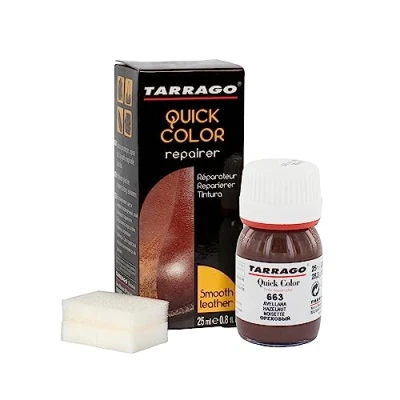 Imagen de Tarrago Quick Color 25 ml Tinte Reparador para Cuero (Avellana 663)