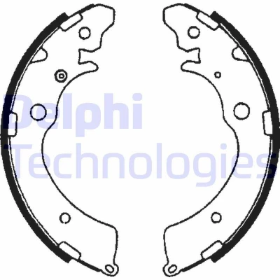 Imagen de DELPHI LS1641 Zapatas de Freno 220 36 SUZUKI: Jimny SUV, Todo terreno, abierta, IV HONDA: CR V 1