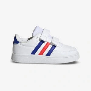 Imagen de adidas Breaknet Lifestyle Court Two strap Hook and loop, Zapatillas Unisex bebé, Ftwr White Lucid Blue Bright Red, 25 EU