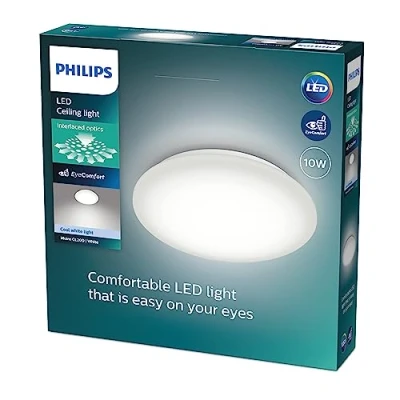 Imagen de Philips Plafón LED de Techo Moire, 10W, 1100 Lúmens, Luz Fria 4000k, 24 cm Diámetro