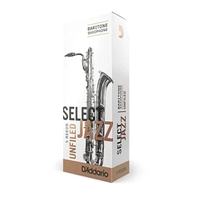 Imagen de D&#039;Addario Rico Select Jazz Reed for Baritone Sax, Unfiled, 4 Hard