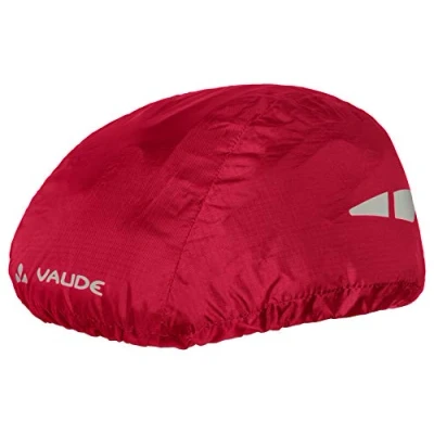 Imagen de VAUDE Helmet Raincover Funda Impermeable para Cascos de Ciclismo, Color Rojo, Talla Única