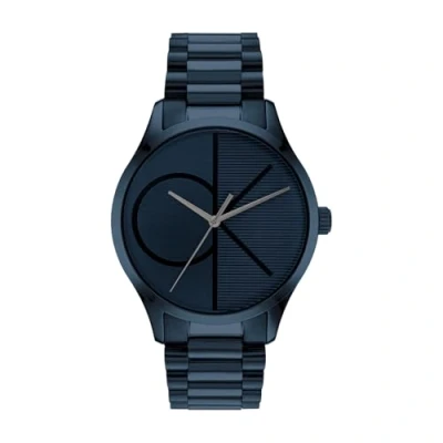Imagen de Calvin Klein Reloj Analógico de Cuarzo para Hombre y Mujer Colleción Iconic disponible con Pulsera Acero Inoxidable en Enlace o Malla