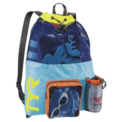 Imagen de TYR Big Mesh Mummy Mochila, Unisex Adulto, Púrpura/Azul/Rosa, 40 L