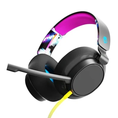 Imagen de Skullcandy SLYR Cascos Over Ear Multiplataforma con Cable para Gaming, Compatibles Xbox PlayStation y PC Negro