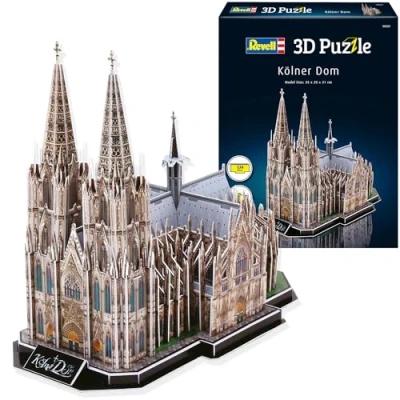Imagen de Revell Catedral de Colonia, Longitud 35,0cm Köln 3D Puzzle, Multicolor (4009803002033)