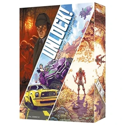 Imagen de Space Cowboys Unlock! Legendary Adventures Juego De Mesa Escape Room para Adultos y Familias a Partir 10 Años 1 6 Jugadores 60 Minutos por Partida Español