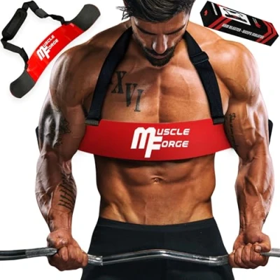 Imagen de MuscleForge® Arm Blaster, Biceps Trainer, Aislador de bíceps para un óptimo Aislamiento los músculos del y Brazo, Blaster Culturismo Entrenamiento con Pesas