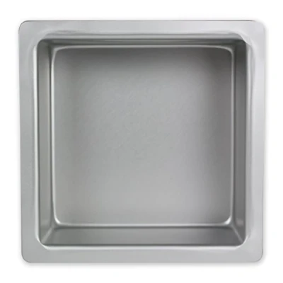 Imagen de PME Cuadrado Molde para Pastel de Aluminio, Plateado, 14 x 4 Pulgadas