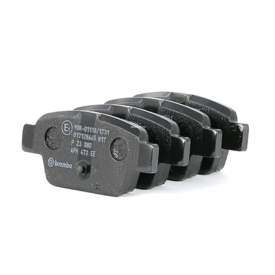 Imagen de BREMBO P 23 080 Juego de pastillas freno excl. contacto avisador desgaste con tornillos pinza sin accesorios FIAT: Stilo Hatchback