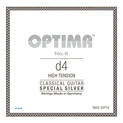 Imagen de Cuerdas para guitarra clásica Nº 6 Special Silver D4w plateadas altas NO6.SHT4