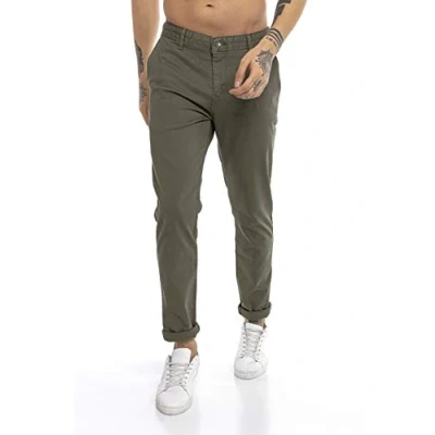 Imagen de RED BRIDGE Pantalones para Hombre de Algodón Casual Elegantes Verde W32 L34