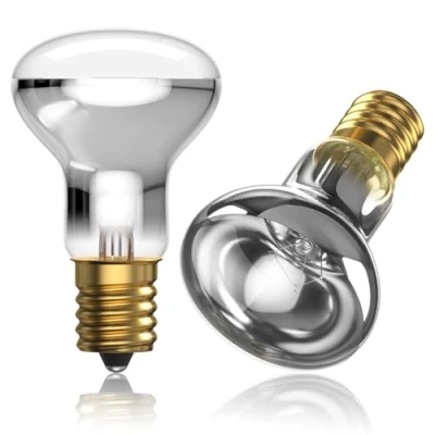 Imagen de Bonlux 2x R39 E14 42W Bombilla de Lava Lámpara Reflector Focos Regulable Lamp SES Foco Edison Blanco Cálido 2700 2800K Lámparas 240V