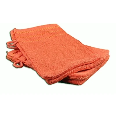 Imagen de Gözze Set de manoplas baño, 4 unidades, Berlin, Algodón, 17 x 24 cm Naranja