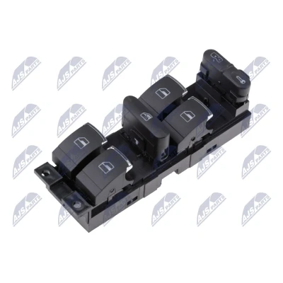 Imagen de NTY EWS VW 180 Interruptor, elevalunas Delante, izquierda SEAT: Leon I Hatchback, Toledo 2 Limousine, VOLKSWAGEN: Golf 4, 4 Variant