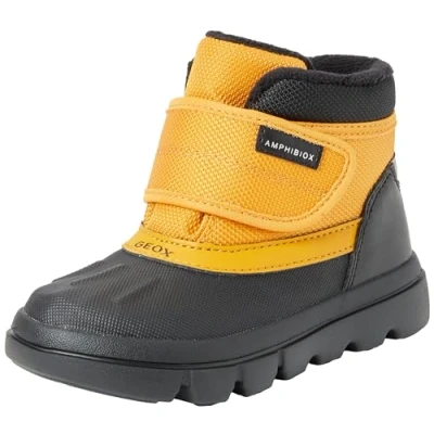 Imagen de Geox B Willaboom Boy AB, Barco Ankle Bebé Niños, Curry Black, 23 EU