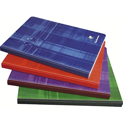 Imagen de Clairefontaine 9762C 1 Cuaderno cosido (Lomo de tela) A5 MAXI interior cuadriculado, 288 páginas Colores Aleatrorio