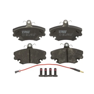 Imagen de TRW COTEC GDB1465 Juego de pastillas freno con contacto avisador desgaste tornillos pinza accesorios RENAULT: CLIO 2, 1