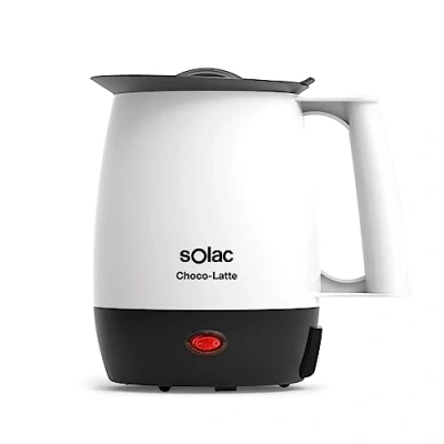 Imagen de Solac MH9100 Choco Latte Calienta Leche, 250 W, 1 Liter, Plástico, Blanco