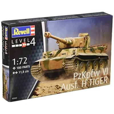 Imagen de Revell H Tank PzKpfw Vi Ausf Tiger Tanque Modelo Kit, 1: 72 Escala, 1 Scale (03262)