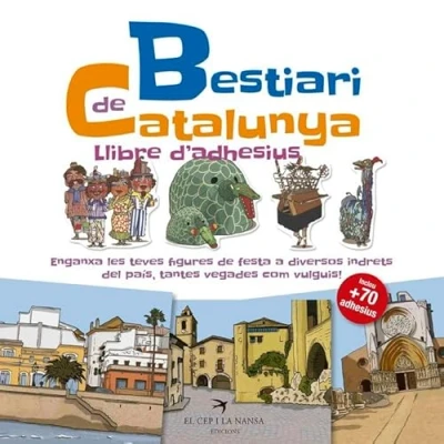 Imagen de Bestiari de Catalunya. Llibre D&#039;adhesius: 2 (Llibres d&#039;adhesius les Figures Festa)