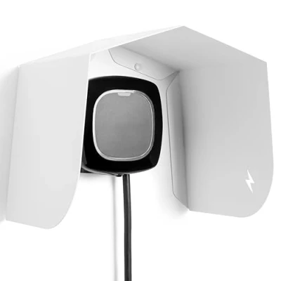 Imagen de Cubierta para Cargador de Coche eléctrico, Techo, Protectora, Marquesina, Caja, Accesorios Pared, Carpa, Kit protección, Refugio, Toldo, Estructura, Cobertizo, Sombra, Soporte. (Blanco)
