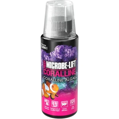 Imagen de Microbe Lift Coralline 118 ml Potenciador de Algas coralinas Rojas para acelerar el Crecimiento e intensificar los Colores Las en acuarios Marinos.