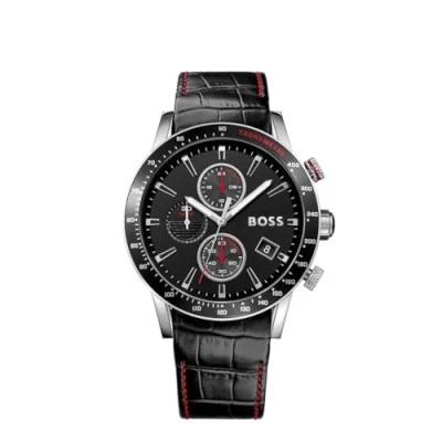 Imagen de BOSS Reloj Cronógrafo de Cuarzo para Hombre con Correa en Piel Negro 1513390