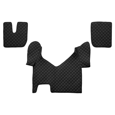Imagen de F CORE FL27 BLACK Juego de alfombrillas suelo Ecopiel delante 3 negro
