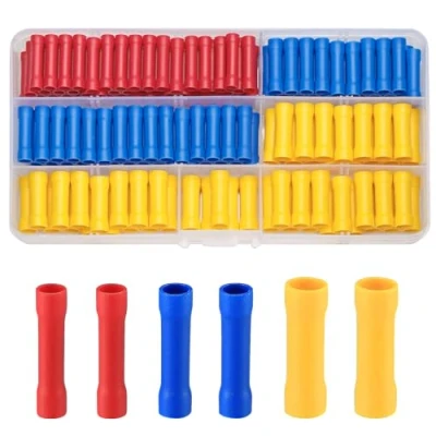 Imagen de 150 Pzs Terminales Cables Electricos, Manguitos de Conector Cable, Eléctricos, Conectores Crimpado Aislados para 0,75 1,5 mm²/1,5 2,5 mm²/4,0 6,0 mm²