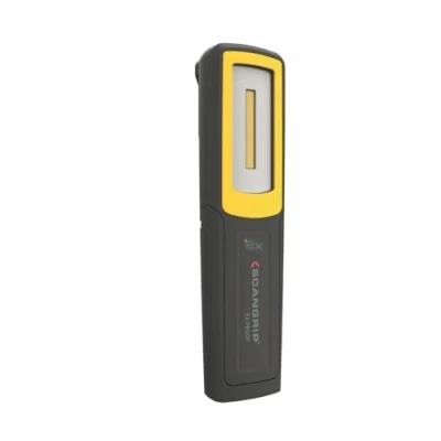 Imagen de Scangrip 03.5611 Lámpara de Trabajo Midi EX LED COB Recargable Zona ATEX, Negro y Amarillo
