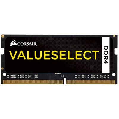Imagen de Corsair Value Select SODIMM 4GB (1x4GB) DDR4 2133MHz C15 Memoria para Portátiles/Notebooks Negro