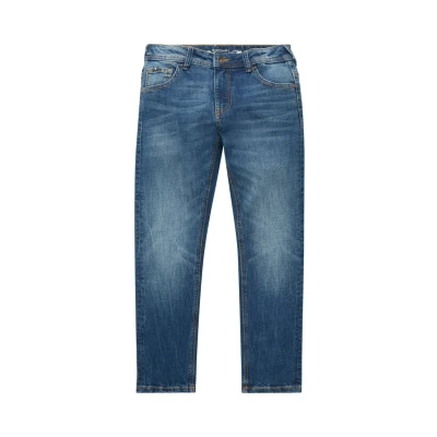 Imagen de TOM Tailor JOHN Vaqueros rectos para niños, Talla: 7 8a, Used mid stone blue denim