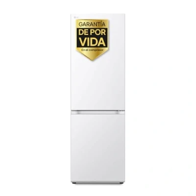 Imagen de LG GBV3100CSW Frigorífico Combi, Nevera 2 Puertas, Door Cooling+, Clasificación C, Capacidad de 374 L, Serie 300, 1.86 m, Blanco