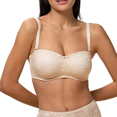 Imagen de Triumph Amourette Charm Sujetador sin tirantes/multiescote, Mujer, Talla: 80C, Creamy dream