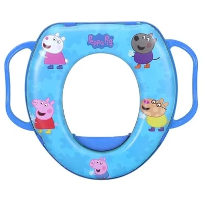 Imagen de cartoon Reductor de inodoro para niños Peppa Pig adaptador universal con asas