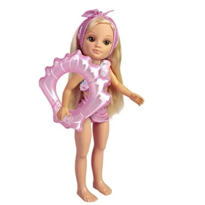 Imagen de Nancy, un día de Verano, muñeca con Traje baño, Flotador y Accesorios a Juego para niños niñas Partir 3 años (Famosa 700016229)