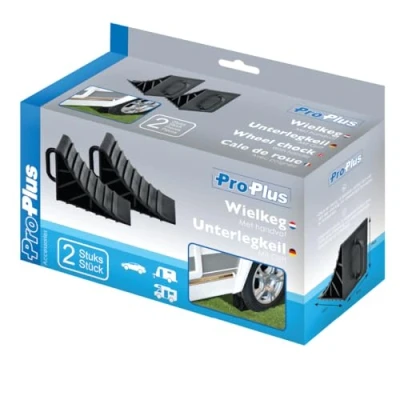 Imagen de ProPlus 341347 2 cuñas X con mango freno Caravana Coche Colgante