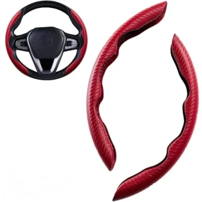 Imagen de WangWeiY Funda Volante Coche para VW Polo GTI 2012 2023, Segmentado Antideslizante Cubierta Accesorios Interior