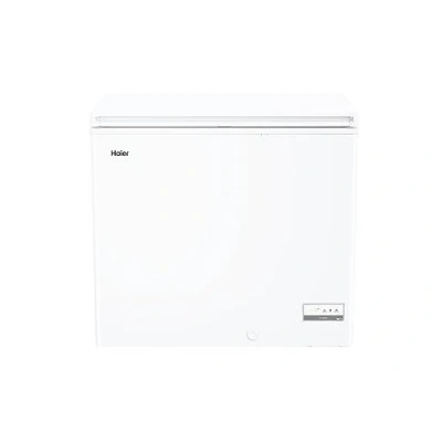 Imagen de Haier HCE200D Arcon Congelador Horizontal, 196L, Ancho 91,5cm, Función Fast Freeze y Super Congelación, 1 Cesto Metálico, Display Digital, Interior de Aluminio Texturizado, Tirador Exterior, Blanco